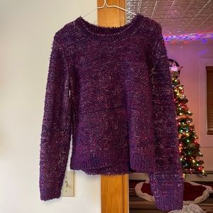 Lou & Grey/Loft Purple Sweater Medium
